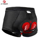 X-Tiger Cycling Shorts Upgrade 5D Gel Pad Cycling Underwear Pro Shockproof Cycling Underpant Bicycle Shorts Bike Underwear