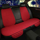 5 Seat/7PCS Flax Car Seat Covers Set Universal Fit Most Auto Protector with Backrest Automobile Line Summer Cushion Pad Mat