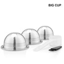 ICafilasSVIP Stianless Steel Reusable Vertuoline Capsule  For Nespresso Vertuo Coffee Filter Espresso For Vertuo Plus