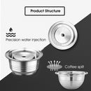 ICafilas意式浓缩咖啡胶囊 Nespresso Vertuoline & Vertuo不锈钢（G2）可再填充胶囊可重复使用过滤器