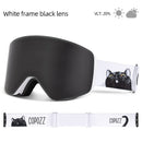 COPOZZ OTG Magnetic Ski Goggle Snowboard Mask For Men Women Personalized Eyewear Cylindrical UV400 Protection Snow Glasses Adult