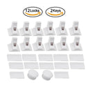Magnetic Child Lock Children Protection Baby Safety Lock Drawer Latch Cabinet Door Lock Limiter Children Security Locks