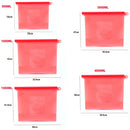 500/1000/1500/3000ML Silicone Resh-Keeping Bag Food Fruit Bread Cookies Vacuum Sealed Container for Refrigeration Storage Tools