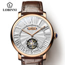 Switzerland Luxury Brand Men Skeleton Watch Leather Seagull Movement Automatic Men Watch Business relogios masculino Waterproof