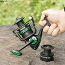 2022 High Speed Double Spool Spinning Fishing Reel 5.1:1/5.2:1 Gear Ratio Carp Fishing Reels Left/Right Hand Fishing Reel Wheels