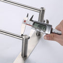 Bathroom Towel Rack with Hooks Wall Mounted, 304 Stainless Steel Towel Holder 3 Level Holder Towel Bar for Storage Bath Towels