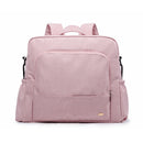Soboba Waterproof Pink Diaper Bag for Baby Care Multi-functional Large Capacity Diaper Backpack Travelling Bag with 2 Straps