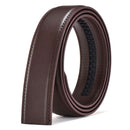 HIDUP Good Quality Real Genuine Leather Automatic Model Belt for Men Blue Colour Strap Only Without Buckle 3.5cm Width LUWJ17
