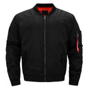 New pilot Air men bomber jacket Mens Military Bomber Jackets Men Casual Solid Zipper Pilot Jacket Green New Slim Fit Male Coats