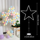 Plastic Balloon Arch Ring DIY Background Holder Circle Ballon Column Base Baby Shower Birthday Wedding Party Decor Bridal Shower