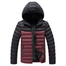 CHAIFENKO Winter Warm Casual Jacket Parkas Men Autumn Fashion Streetwear Men Parkas Windproof Thick Hooded Slim Solid Coat Men