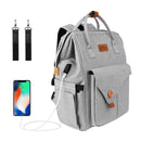 Diaper Bag Backpack Waterproof Travel Nappy Bags, Large Capacity Nappy Tote Stylish And Durable For Baby Care Bag