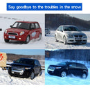 4pcs/8pcs Car Tyre Snow Chains Snow Roadway Safety Adjustable Anti-skid Safety Double Snap Skid Wheel Tire TPU Chains