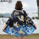 Dragon Anime Kimono Beach Girls Cosplay Dress Shirts New Korean Sunscreen Japanese Kimono Traditional Clothing Hombre Yukata Man