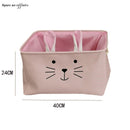 Sundries Storage Barrels High Capacity Pink Cat Dinosaur Foldable Toy Storage Box Home Organizer Dirty Laundry Basket