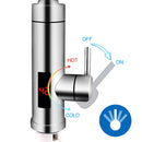 TINTON LIFE不锈钢电热水器温度显示厨房无水箱即热式热水龙头3000W