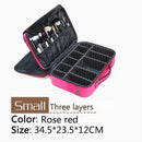 New Fashion Women Cosmetic Bag Travel Makeup Professional Make Up Box Cosmetics Pouch Bags Beauty Case For Makeup Artist
