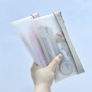 Simple Transparent TPU Leather Korean Fashion INS Pencil Bag Pouches Stationery Organizer Pencil Case Pencilcase School Pen Case