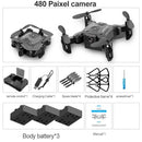 全新迷你无人机 V2 1080P 高清摄像头 WiFi FPV 气压定高 可折叠四轴飞行器 遥控无人机 儿童玩具礼物
