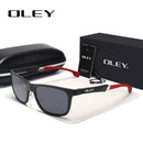 OLEY 铝镁男士太阳镜偏光镀膜反光太阳镜 oculos 男士眼镜配件 Y7144