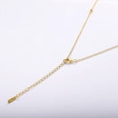 SHADOWHUNTERS Authentic 925 Sterling Silver Move CZ Stone Pendant Long Chain Choker Necklaces For Women Luxury Jewelry Making