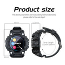 LOKMAT ATTACK Full Touch Screen Fitness Tracker Smart Watch Men Heart Rate Monitor Blood Pressure Smartwatch For Android iOS
