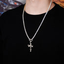 TOPGRILLZ Travis Scott 品牌仙人掌杰克造型吊坠项链冰晶锆石吊坠嘻哈珠宝礼品