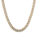 Hip Hop Iced Out Miami Zircon 15MM Bling Cuban Full Pave Rhinestone Men&
