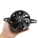 Motorcycle Cooling fan Oil Cooler Electric Radiator Engine Radiator Fit for 150cc 200cc 250cc ATV Quad Go Kart Buggy Motocross