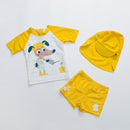 Swimwear for Children 3 Pieces Long Sleeve Swimsuit Kids Sun UV Protection Baby Bathing Clothes Child Toddler Swimming Suit Boys