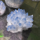 300-700g  Rare Beautiful  blue  Ghost phantom Quartz Crystal Cluster Specimen