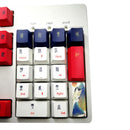 适用于60%机械键盘套件的XVX动漫键帽 人体工学Cherry MX游戏键帽 定制DIY OEM XDA PBT键帽套装