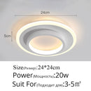 Modern LED Ceiling Lights Round Square Lighting For Bedroom Kitchen Aisle Corridor Indoor Lamps Fixtures Lustres Lampadari Dero