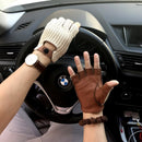 The Artisan Driver | Genuine Sheepskin Leather Gloves — Machinist Profile, Unlined