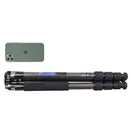 Carbon Fiber Tripod for Camera Professional Lightweight Compact Tripod for Travel Camera Stand with Low Gravity Center Ball head