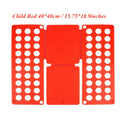 Adult Kid Clothes Folder Plastic Clothing Folding Board T Shirts Folder Easy and Fast Closet Organizer Mom Quick Clothes Holder