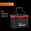 WALK FISH 11/19/23/28/35L Collapsible Folding Thicken EVA Live Fish Box Tank Bucket Camping Outdoor Fishing Tackle Equipment