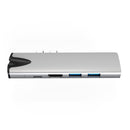 USB 3.1 Type-C Hub To RJ45 HDMI Adapter 4K Thunderbolt 3 USB C Hub with Hub 3.0 TF SD Reader Slot PD for MacBook Pro/Air
