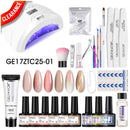 Gelfavor Gel Nail Polish Manicure Set Semipermanent Nail Polish UV Varnish Hybrid Soak-off Gel Kits For Extension Nail Art