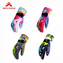 Wild Snow Brand New Ski Gloves Women Warm Winter Waterproof Snowboarding Gloves Snowmobile Riding Motorcycle Gloves