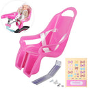 HILAND Kids Bike Seat Post Doll Seat with Holder for Kid Bike with Decorate Yourself Stickers Baby Bicycle Baby Seat Doll