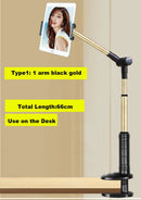 Folding Long Arm Tablet Phone Stand Holder For Ipad Pro 12.9 11 10.5 Samsung Kindle 4-14 Inch Lazy Bed Tablet Mount Bracket