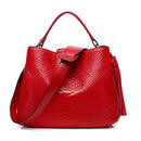 Zency Luxury Women Genuine Leather Handbags 2022 Fashion High Quality Female Shoulder Bag New Design Lady Top-Handle Bags