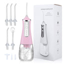 Oral Irrigator USB Rechargeable Water Flosser Portable Dental Water Jet 350ML Water Tank Waterproof Teeth Cleaner