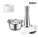 ICafilasSVIP Stianless Steel Reusable Vertuoline Capsule  For Nespresso Vertuo Coffee Filter Espresso For Vertuo Plus