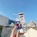 时尚趣味复古标签大卫透明手机壳适用于iPhone 12 11 Pro X XS MAX XR SE20 7 8Plus 软硅胶保护套