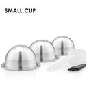 ICafilasSVIP Stianless Steel Reusable Vertuoline Capsule  For Nespresso Vertuo Coffee Filter Espresso For Vertuo Plus