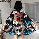 Dragon Anime Kimono Beach Girls Cosplay Dress Shirts New Korean Sunscreen Japanese Kimono Traditional Clothing Hombre Yukata Man