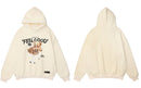 GONTHWID Men Hip Hop Hoodie Sweatshirt Streetwear Funny Bear Print Hooded Harajuku Winter Cotton Fleece Pullover Khaki Black