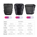ROCKBROS Waterproof Bike Bag 27L Travel Cycling Bag Basket Bicycle Rear Rack Tail Seat Trunk Bags Pannier MTB Bike Accessories
